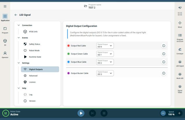 Konfiguration der digitalen Ausgänge